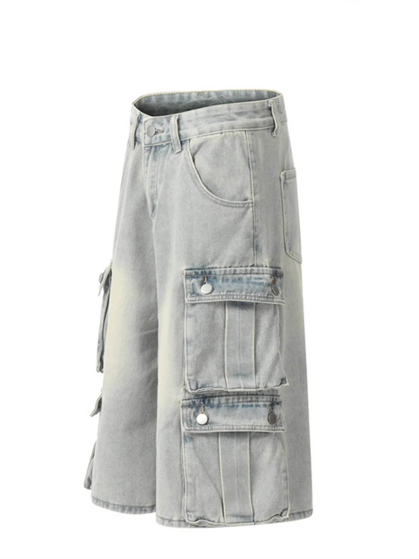 Men's Cargo Denim Shorts - Tredona LLC