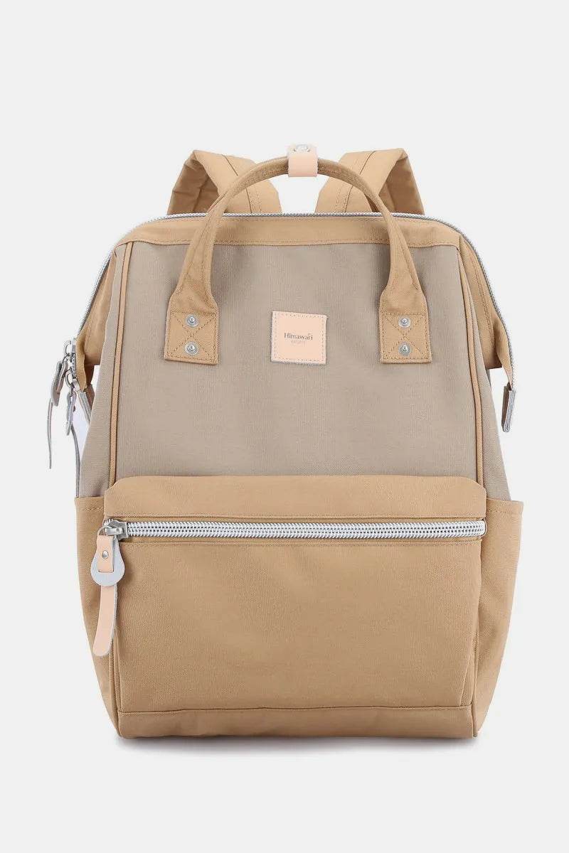 Himawari Water Resistant Canvas Backpack Bag with Side Pockets - Tredona LLC