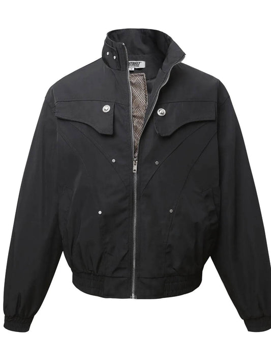 Men's Zip Up Long Sleeve Jacket - Tredona LLC