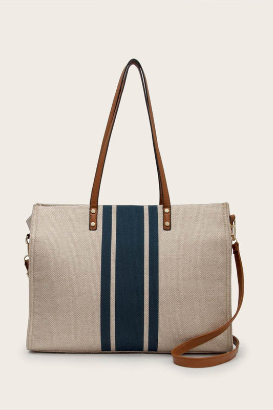 Striped Tote Bag - Tredona LLC