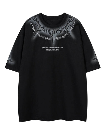 Men's Round Neck Short Sleeve Oversized T-Shirt - Tredona LLC