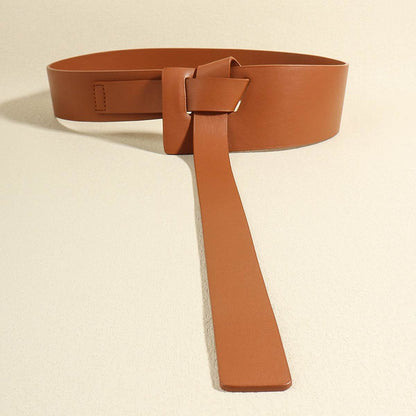 Knot Detail PU Belt - Tredona LLC