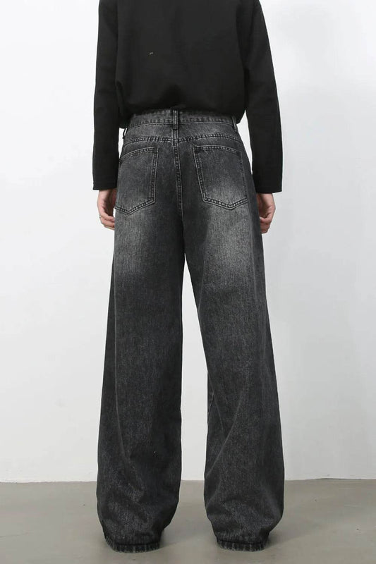 Men's Wide Leg Jeans - Tredona LLC