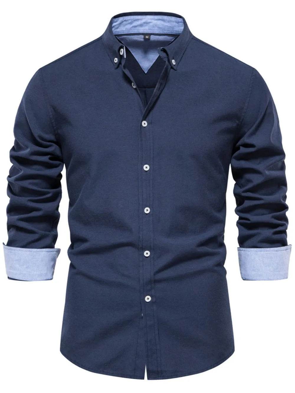Men's Button Down Collared Neck Shirt - Tredona LLC
