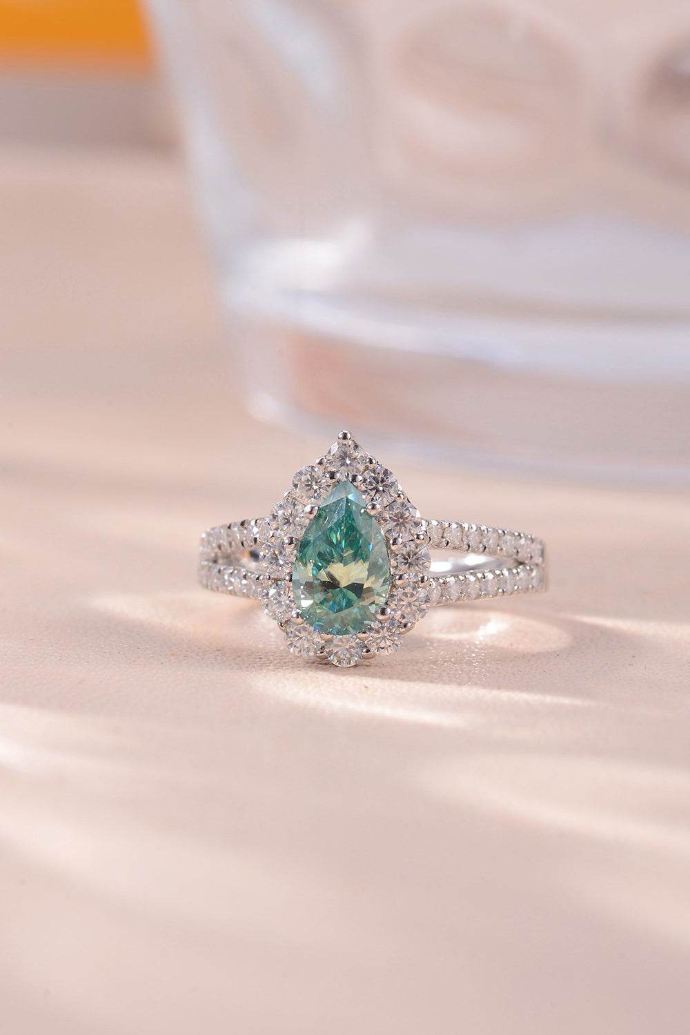 1 Carat Moissanite 925 Sterling Silver Ring - Tredona LLC