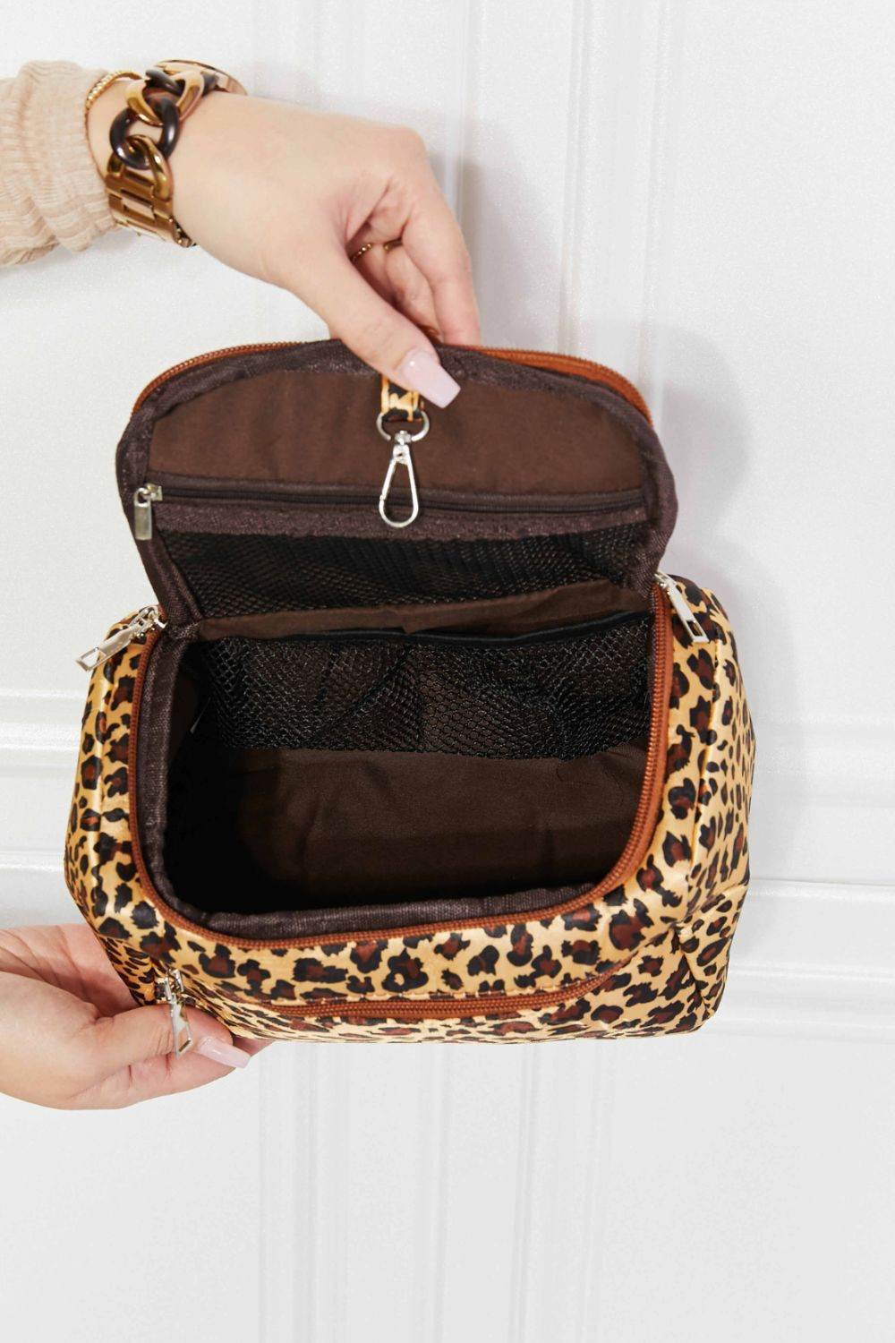 Printed Makeup Bag with Strap - Tredona LLC